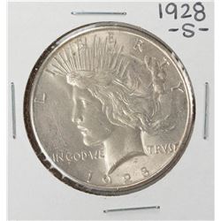 1928-S $1 Peace Silver Dollar Coin