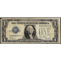 1928B $1 Funnyback Silver Certificate STAR Note