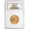 Image 1 : 1899 $10 Liberty Head Eagle Gold Coin NGC MS61
