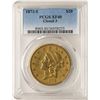 Image 1 : 1873-S Closed 3 $20 Liberty Head Double Eagle Gold Coin PCGS XF40