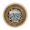 Image 1 : .999 Fine Silver Grand Casino $10 Limited Edition Gaming Token