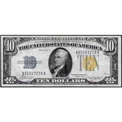 1934A $10 North Africa Silver Certificate WWII Emergency Note