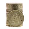 Image 2 : Roll of (20) Brilliant Uncirculated 1944 Mexico Un Peso Silver Coins