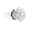 Image 1 : 14KT White Gold 2.50 ctw Diamond Ring