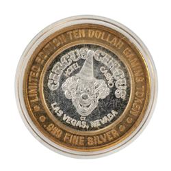 .999 Fine Silver Circus Circus Las Vegas, Nevada $10 Limited Edition Gaming Token