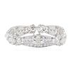 Image 1 : Vintage Platinum 9.65 ctw Diamond Bracelet