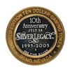Image 1 : .999 Fine Silver Silver Legacy Reno, Nevada $10 Limited Edition Gaming Token