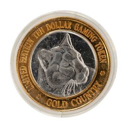 .999 Silver Gold Country Motor Inn Elko, NV $10 Limited Edition Casino Gaming Token