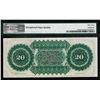 Image 2 : 1872 $20 State of South Carolina Obsolete Note PMG Gem Unc. 67EPQ Low Serial Number