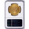 Image 2 : 1899-S $20 Liberty Head Double Eagle Gold Coin NGC MS61