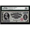 Image 1 : 1886 $1 Martha Washington Silver Certificate Note Fr.215 PMG Choice About Unc. 58EPQ