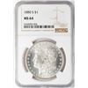 Image 1 : 1880-S $1 Morgan Silver Dollar Coin NGC MS64