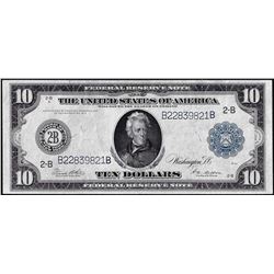 1914 $10 Federal Reserve Note New York