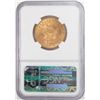Image 2 : 1894 $10 Liberty Head Eagle Gold Coin NGC MS61