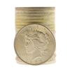 Image 1 : Roll of (20) Brilliant Uncirculated 1923 $1 Peace Silver Dollar Coins