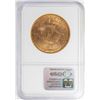 Image 2 : 1908 No Motto $20 St. Gaudens Double Eagle Gold Coin NGC MS62