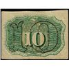 Image 2 : March 3, 1863 Second Issue Ten Cent Fractional Currency Note