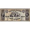 Image 1 : 1800's $5 Canal Bank New Orleans, LA Obsolete Note