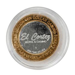 .999 Fine Silver El Cortez Hotel & Casino Las Vegas $10 Limited Edition Gaming Token