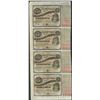 Image 1 : Uncut Sheet of (4) State of Louisiana Baby Bond Obsolete Notes