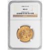 Image 1 : 1906-D $10 Liberty Head Eagle Gold Coin NGC MS63