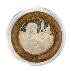 .999 Fine Silver Hanging Judge Isaac Parker $10 Limited Edition Gaming Token