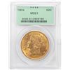 Image 1 : 1904 $20 Liberty Head Double Eagle Gold Coin PCGS MS61 Old Green Holder