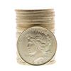 Image 1 : Roll of (20) Brilliant Uncirculated 1922 $1 Peace Silver Dollar Coins
