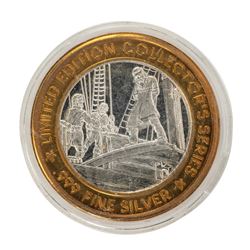 .999 Fine Silver Treasure Bay Casino $10 Limited Edition Gaming Token