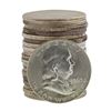 Image 1 : Roll of (20) Brilliant Uncirculated 1963-D Franklin Half Dollar Coins