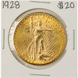 1928 $20 St. Gaudens Double Eagle Gold Coin