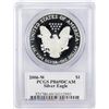 Image 2 : 2006-W $1 American Silver Eagle Proof Coin PCGS PR69DCAM W/Edmund C. Moy Signature