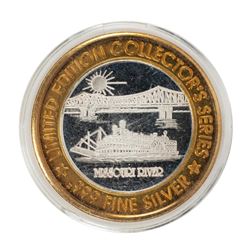 .999 Silver Station Casino St. Charles, Missouri $10 Limited Edition Gaming Token