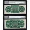 Image 2 : Low Serial Set 1872 $20 & $50 South Carolina Obsolete Notes PMG Superb Gem Unc. 67EPQ