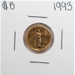 1993 $5 American Gold Eagle Coin