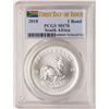 Image 1 : 2018 South Africa Krugerrand Silver Coin PCGS MS70 First Issue