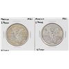 Image 1 : Lot of (2) 1921 Mexico 2 Pesos Silver Coins