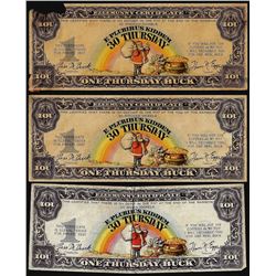 Lot of (3) Ezeemunny Political Satirical Script Notes