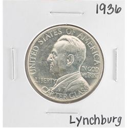 1936 Lynchburg Sesquicentennial Commemorative Half Dollar Coin