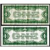 Image 2 : Lot of (2) 1928A $1 Funnyback Silver Certificate Notes
