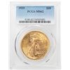 Image 1 : 1925 $20 St. Gaudens Double Eagle Gold Coin PCGS MS62