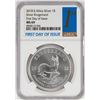 Image 1 : 2018 South Africa Krugerrand Silver Coin NGC MS69 First Day of Issue