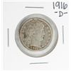 Image 1 : 1916-D Barber Quarter Coin