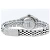 Image 8 : Rolex Ladies Stainless Steel 26MM Slate Grey String Diamond Lugs Datejust Wristw