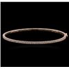 Image 1 : 14KT Rose Gold 0.46 ctw Diamond Bracelet