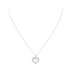 Image 2 : 0.50 ctw Diamond Pendant with Chain - 14KT White Gold