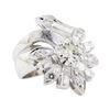 Image 1 : 1.28 ctw Diamond Ring - 14KT White Gold