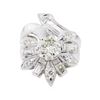 Image 2 : 1.28 ctw Diamond Ring - 14KT White Gold