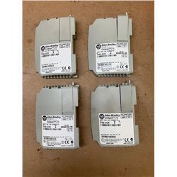 Lot of 4 1769-ECR Series A Rev 1 Compact I/O Right End Cap/Terminator