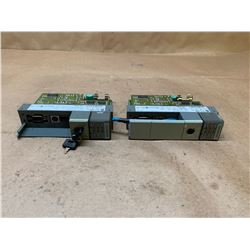 (2) Allen-Bradley 1747-L542 Series C Rev 3 SLC 500 Processor Unit